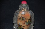 Antike feine Snuff Bottle mit Landschaften